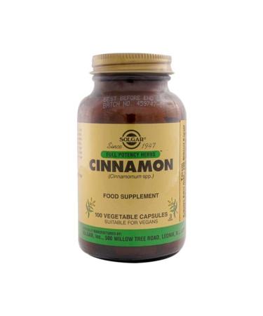 Solgar Cinnamon 100 Capsules