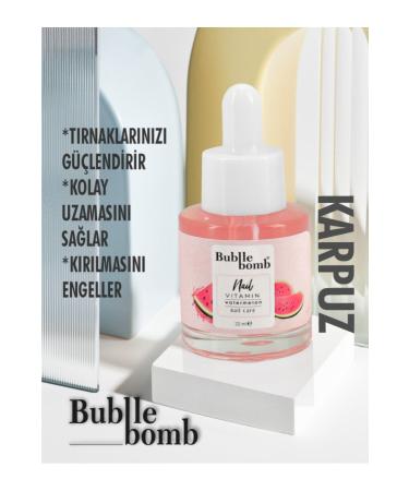 BUBBLEBOMB Nail Care Oil 20 ml Watermelon Scented - Buy Online on GoSupps.com