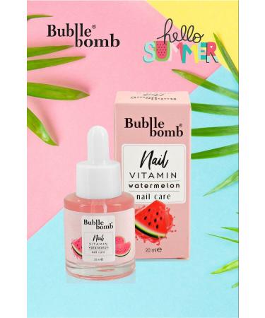 BUBBLEBOMB Nail Care Oil 20 ml Watermelon Scented - Buy Online on GoSupps.com