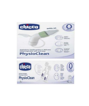 Chicco Nasal Aspirator and 10 Physiological Serums
