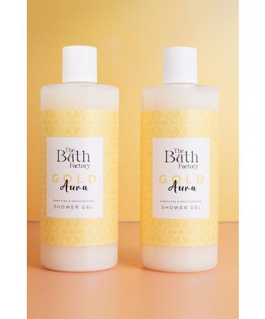 THE BATH FACTORY Gold Aura Shower Gel (2 X 400 Ml) - Buy Online on GoSupps.com