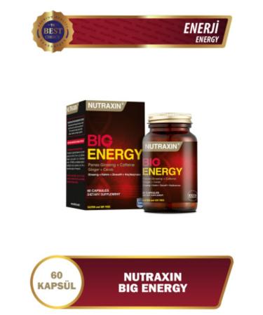 Nutraxin Big Energy - Vitamin Supplement 60 Tablets