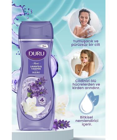 Duru Moods Lavender & Jasmine Shower Gel 4x450ml - Buy Online on GoSupps.com