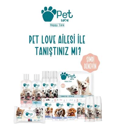 Pet Love No-Rinse Foam Shampoo for Cats and Dogs Cookies & Vanilla 2x225 ml - Buy Online on GoSupps.com