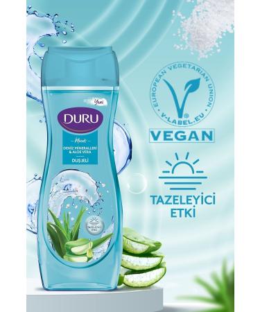 Duru Moods Sea Minerals & Aloe Vera Shower Gel 4x450ml - Buy Online on GoSupps.com