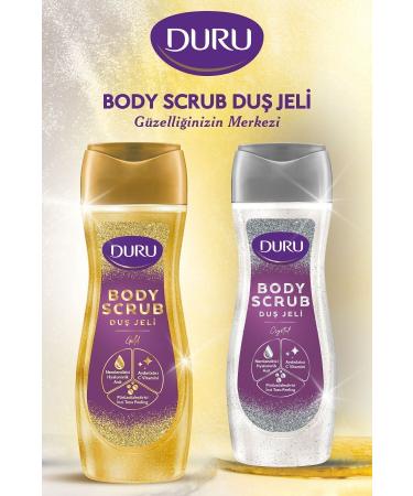 Duru Body Scrub Crystal Shower Gel 2x450 Ml - Buy Online on GoSupps.com