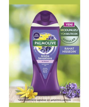 Palmolive Aroma Sensations Feel Relaxed Shower Gel 1000 ml Palmolive Shower Gel 500 ml + Shower Fibre - Buy Online on GoSupps.com