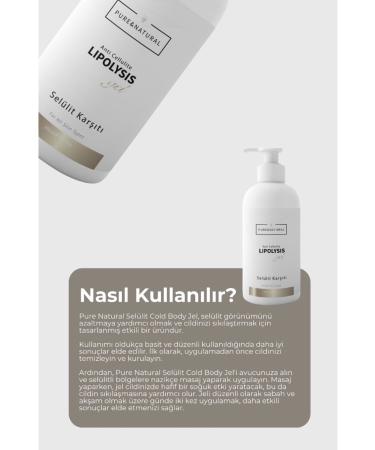 PureandNatural Lipolysis Effective Cellulite and Stretch Mark Gel - Buy Online on GoSupps.com