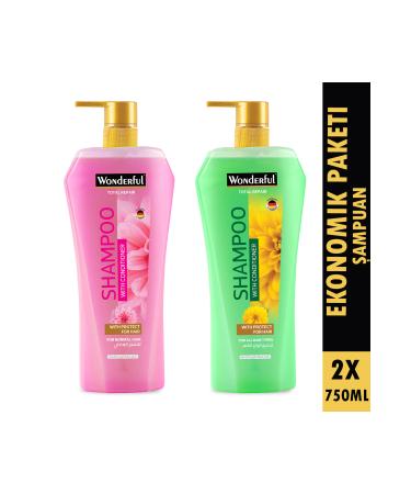 Wonderful shampoo set 750 ML 2 pieces