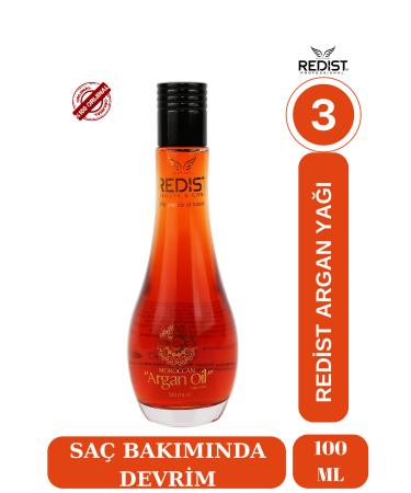 Redist Instant Repair Nourishing Agan Oil 100 ml X 3 Pieces