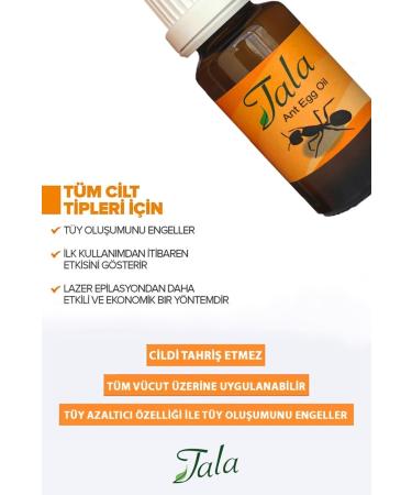 Tala Hair Removal Ant Egg Oil 20 ml 12 Pieces - Buy Online on GoSupps.com