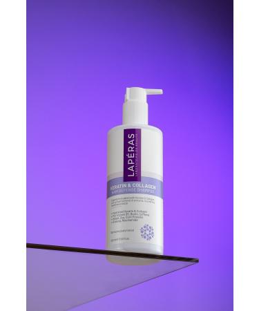 LAPERAS Nourishing Repairing and Anti-Loss Keratin & Collagen Vegan Hair Care Shampoo 400ml - Buy Online on GoSupps.com
