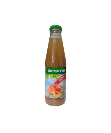 Aroma Peach Glass Fruit Juice 200mlx24 Pieces - Buy Online on GoSupps.com