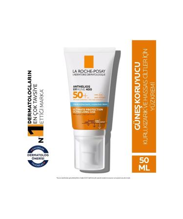 La Roche Posay Anthelios UVMune SPF50 Moisturizing High Factor Sun Cream for Sensitive and Reactive Skin 50ml