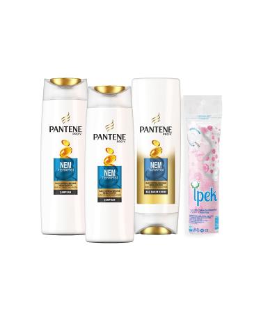 Pantene Moisture Therapy Shampoo 500 ml X 2 Hair Care Cream 470 ml Make-up Cotton - Buy Online on GoSupps.com