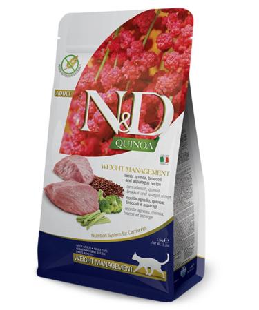 N & D Nd Quinoa Adult Lamb Quinoa Broccoli 1.5 Kg Adult Cat Food
