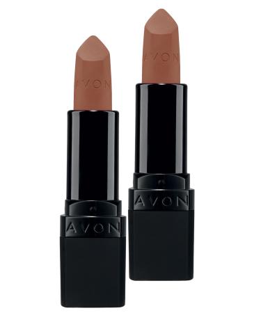 Avon Ultra Matte Lipstick Marvelous Mocha Set of 2