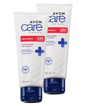 Avon Care Derma Recovery Repairing Moisturizing Hand Cream 75 Ml. Duo Set