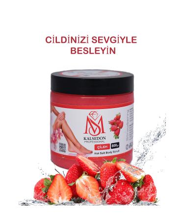 MS Kalsedon PROFESSIONAL Peeling MS Kalsedon Professional Strawberry Body Scrub Nourishing Purifying Moisturizing Body Peeling - Buy Online on GoSupps.com