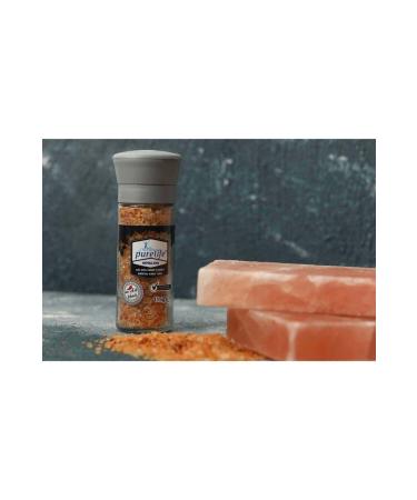 PureLife Himalayan Chili Pepper Rock Salt Glass Mill 115g - Buy Online on GoSupps.com