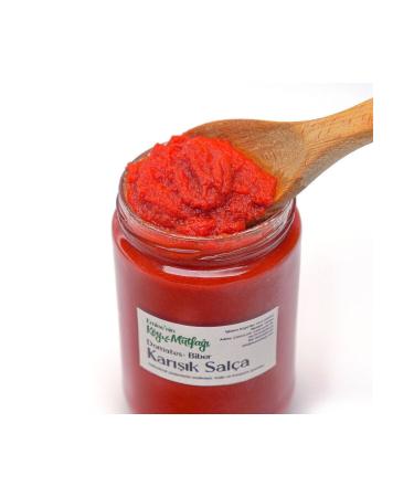 Emine's Village Kitchen Wood Fired Tomato & Pepper Paste (660ML) Mixed Paste
