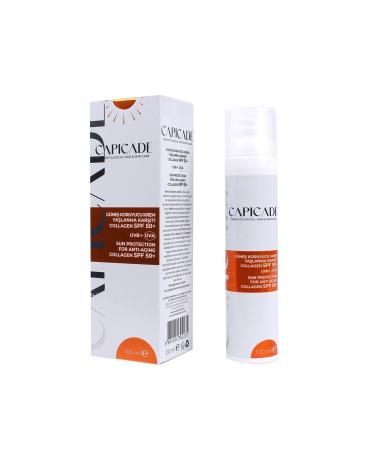 Capicade SPF 50 Collagen 100ml Hyaluronic Acid - Buy Online on GoSupps.com