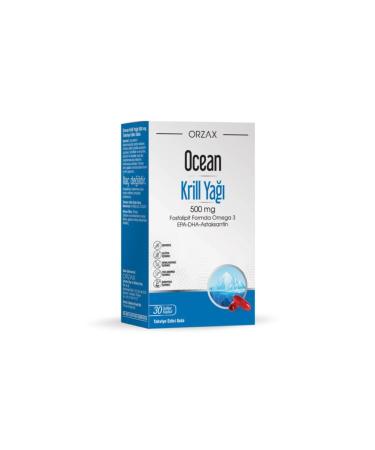 Ocean Krill Oil 500 Mg 30 Capsules Skt:08/24