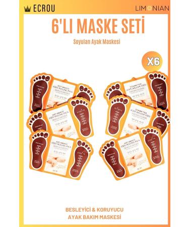Mjcare Peeling Foot Mask 6 Pieces