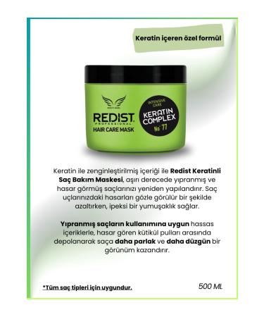 Redist Redist Hair Mask Keratin 500ml - Buy Online on GoSupps.com