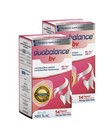 Nbt la Duobalance Bv Probiotic 14 Capsules 2 Pieces Expiry: 07/2026