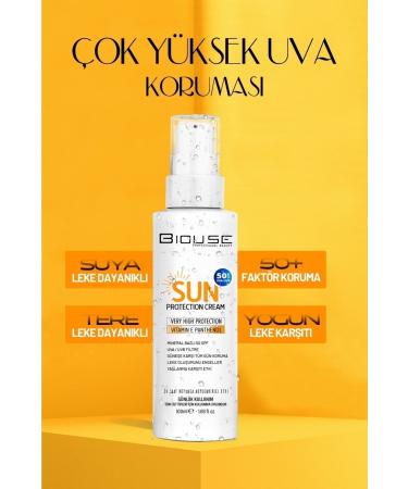 BIOUSE Sunscreen Cream Anti-Dark Spots Spf 50 - 100 ML