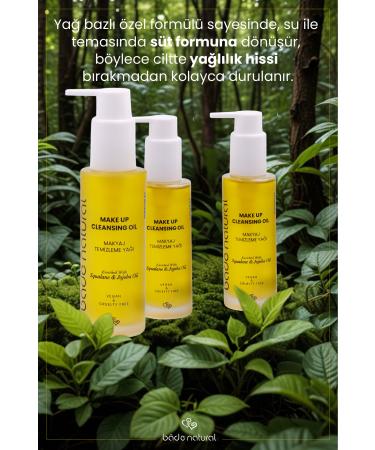 Bade Natural Make-Up Cleansing Oil Jojoba and Squalane Content 0 Natural and Vegan 100 ml - Buy Online on GoSupps.com