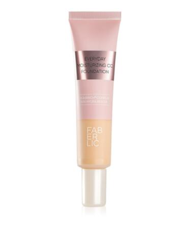 Faberlic Moisturizing Foundation Everyday Glam Team Shade "Sandy-beige"