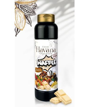 Cacao havana MILK WAFFLE SAUCE AND IVORY WAFFLE SAUCE 2-PACK 1000 GRAM + 1000 GRAM - Buy Online on GoSupps.com