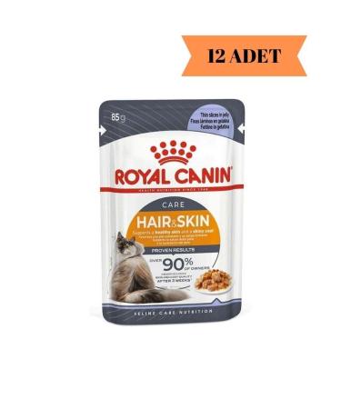 Royal Canin Hair & Skin Care Adult Cat Wet Food 85 gr *12
