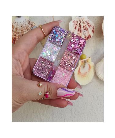 hbtasarim Glitter Eyeshadow - Face and Body Glitter Palette Pink Barbie Shiny Glitter - Buy Online on GoSupps.com