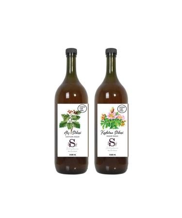 Suheylaana Natural Hawthorn Vinegar 1500 Ml And Natural Rosehip Vinegar 1500 Ml