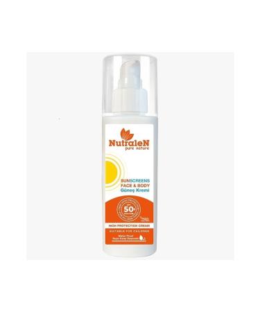 Nutralen Pure Nature Face Body and Child Sunscreen 50 Spf 100ml - Buy Online on GoSupps.com