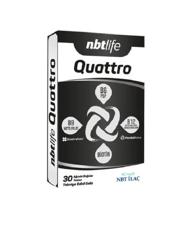 NBT Life Quattro Tablets 30's