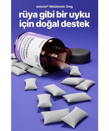 anocin Melatonin 60 Passiflora Vitaminb6 And Lemon Grass Melatoninn Tablet - Buy Online on GoSupps.com