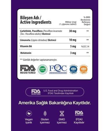 anocin Melatonin 60 Passiflora Vitaminb6 And Lemon Grass Melatoninn Tablet - Buy Online on GoSupps.com