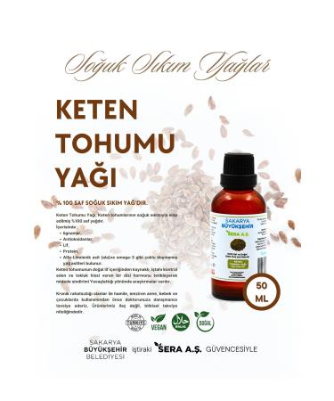 SBB SERA Linseed Oil 50ml - 100% Pure Natural - Linseed Oil