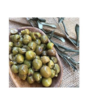 New Season Green Cracked Olives from Local Hatay (NET 2.5KG)