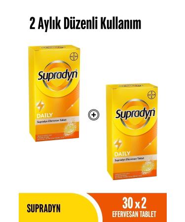 Supradyn 30x2 Effervescent Tablet 2 Months Regular Use