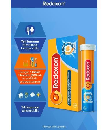 Redoxon Triple Effect 3x30 Effervescent Tablets (DEAL PACKAGE) I 1000 Mg Vitamin C Vitamin D and Zinc - Buy Online on GoSupps.com