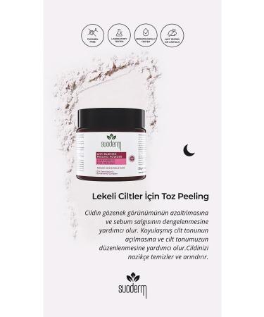SUODERM Anti-Stain Enzyme Powder Peeling Skin Cleansing and Revitalizing Complex Azelaic Acid & Malic Acid - Buy Online on GoSupps.com