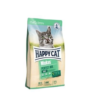 Happy Cat Minkas Perfect Mix Lamb & Fish & Chicken Adult Cat Dry Food 10 Kg