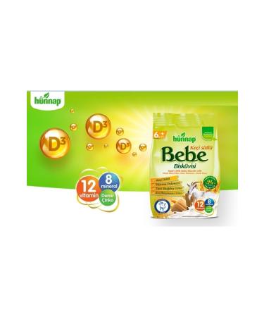 Jujube Jujube Baby Biscuit with Goat Milk 400 Gr X 12 Pieces - Buy Online on GoSupps.com