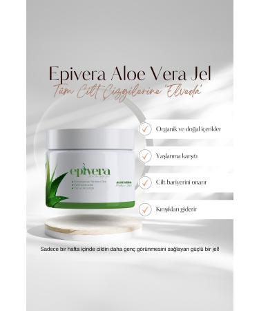 EPIVERA 2 Pieces Aloe Vera Extract Anti-Wrinkle Anti-Aging Moisturizing Face Cream - Buy Online on GoSupps.com