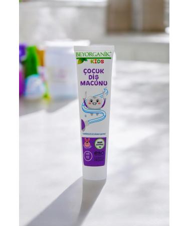 BEYORGANIC Organic Children's Toothpaste 75gr - Buy Online on GoSupps.com